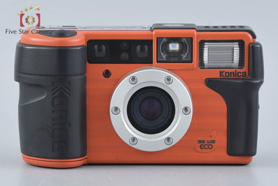 【中古】Konica コニカ 現場監督 35WB ECO オレンジ コンパクトフィルムカメラ