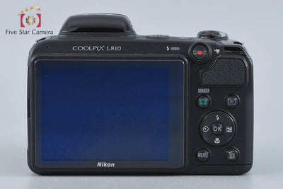 【中古】Nikon ニコン COOLPIX L810 ブラック コンパクトデジタルカメラ