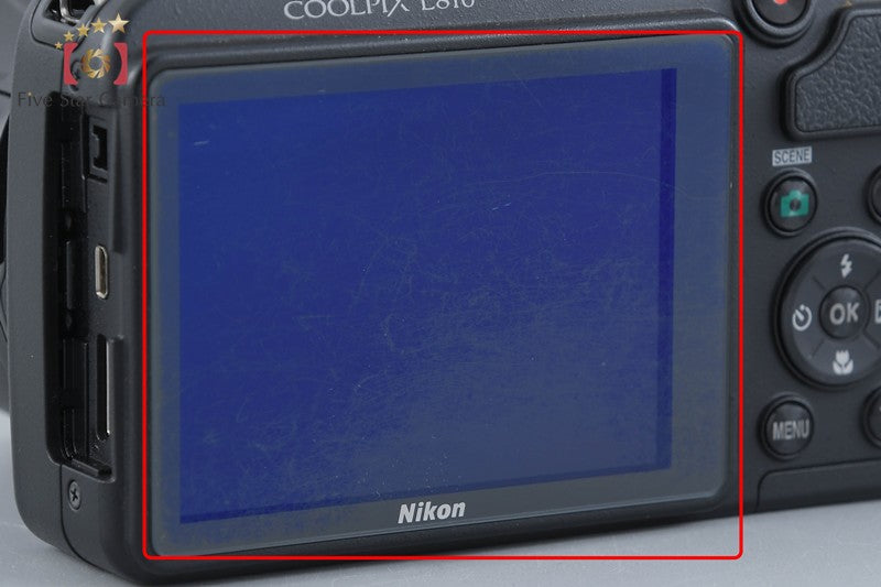 中古】Nikon ニコン COOLPIX L810 ブラック コンパクトデジタルカメラ