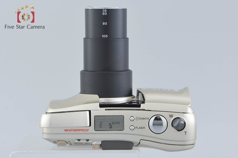 中古】OLYMPUS オリンパス μ[mju:] ZOOM 105 コンパクトフィルムカメラ