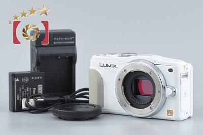 【中古】Panasonic パナソニック LUMIX DMC-GF6 ホワイト ミラーレス一眼カメラ シャッター回数僅少