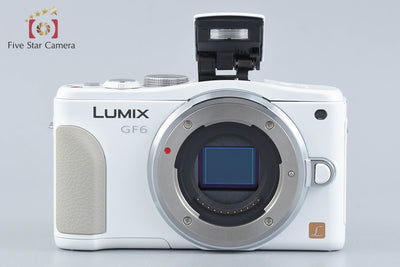 【中古】Panasonic パナソニック LUMIX DMC-GF6 ホワイト ミラーレス一眼カメラ シャッター回数僅少