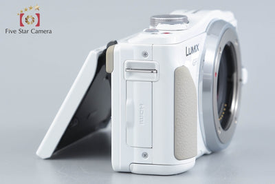 【中古】Panasonic パナソニック LUMIX DMC-GF6 ホワイト ミラーレス一眼カメラ シャッター回数僅少