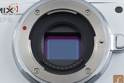 【中古】Panasonic パナソニック LUMIX DMC-GF6 ホワイト ミラーレス一眼カメラ シャッター回数僅少