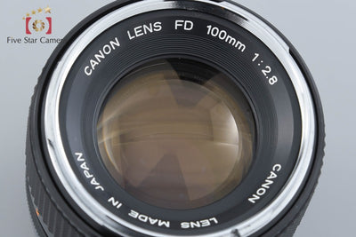 【中古】Canon キヤノン FD 100mm f/2.8