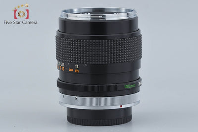 【中古】Canon キヤノン FD 100mm f/2.8
