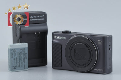 【中古】Canon キヤノン PowerShot SX620 HS ブラック コンパクトデジタルカメラ