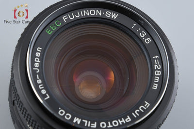 【中古】FUJIFILM 富士フイルム FUJINON-SW 28mm f/3.5 M42マウント