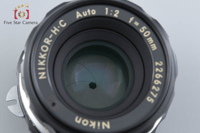 【中古】Nikon ニコン NIKKOR-H.C Auto 50mm f/2