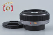 【中古】Panasonic パナソニック LUMIX G 20mm f/1.7 ASPH. H-H020