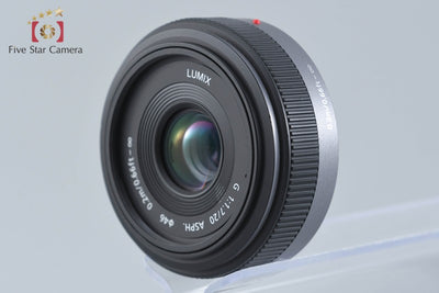 【中古】Panasonic パナソニック LUMIX G 20mm f/1.7 ASPH. H-H020