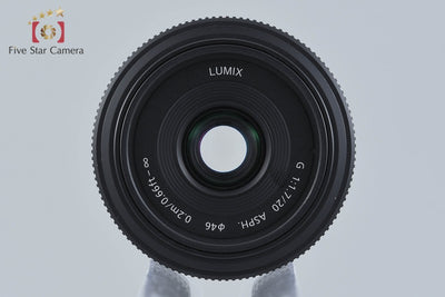 【中古】Panasonic パナソニック LUMIX G 20mm f/1.7 ASPH. H-H020