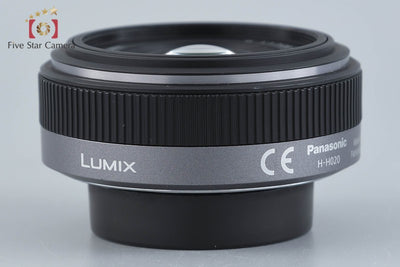 【中古】Panasonic パナソニック LUMIX G 20mm f/1.7 ASPH. H-H020