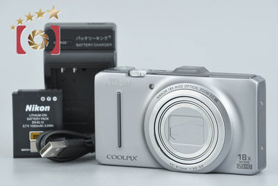 【中古】Nikon ニコン COOLPIX S9300 クリスタルシルバー コンパクトデジタルカメラ
