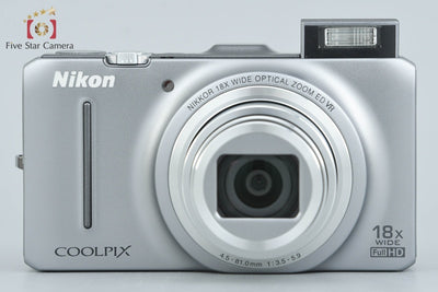 【中古】Nikon ニコン COOLPIX S9300 クリスタルシルバー コンパクトデジタルカメラ