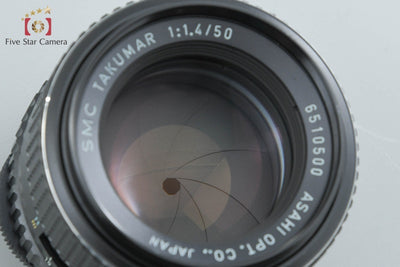 【中古】PENTAX ペンタックス SMC TAKUMAR 50mm f/1.4