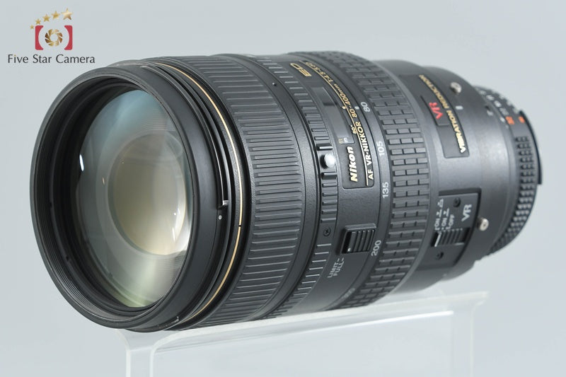 中古】Nikon ニコン AF NIKKOR 80-400mm f/4.5-5.6 D ED VR – Five