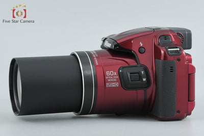 【中古】Nikon ニコン COOLPIX P600 レッド コンパクトデジタルカメラ
