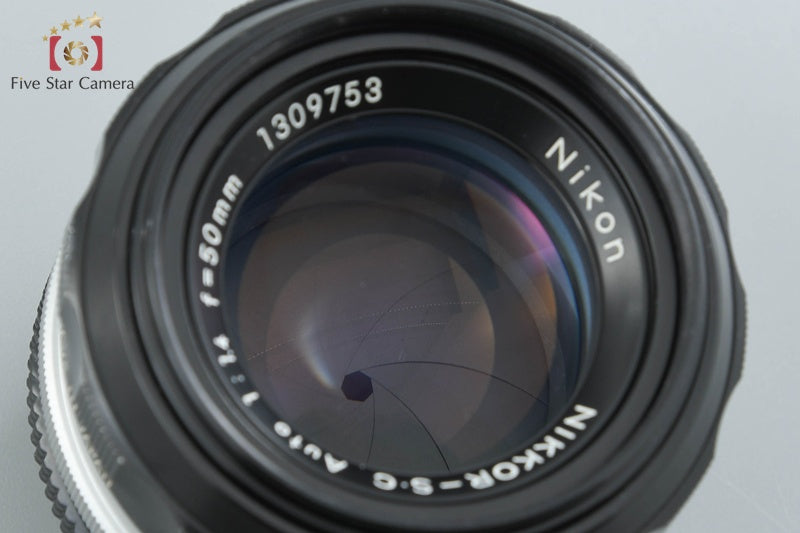 ニコン NIKKOR-S.C Auto 50mm F1.4 中古品 中古】Nikon ニコン NIKKOR-S.C Auto 50mm f/1.4 Ai改 – Five Star