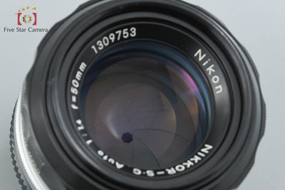 【中古】Nikon ニコン NIKKOR-S.C Auto 50mm f/1.4 Ai改