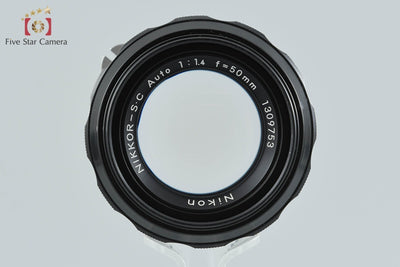 【中古】Nikon ニコン NIKKOR-S.C Auto 50mm f/1.4 Ai改