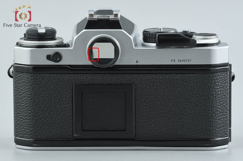 中古】Nikon ニコン FE シルバー フィルム一眼レフカメラ – Five Star