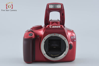 【中古】Canon キヤノン EOS Kiss X50 レッド デジタル一眼レフカメラ
