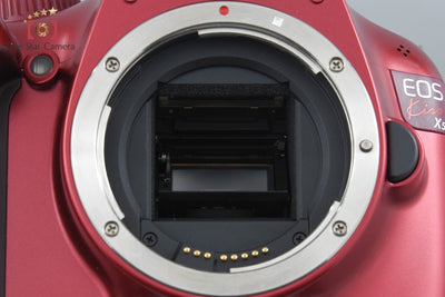 【中古】Canon キヤノン EOS Kiss X50 レッド デジタル一眼レフカメラ