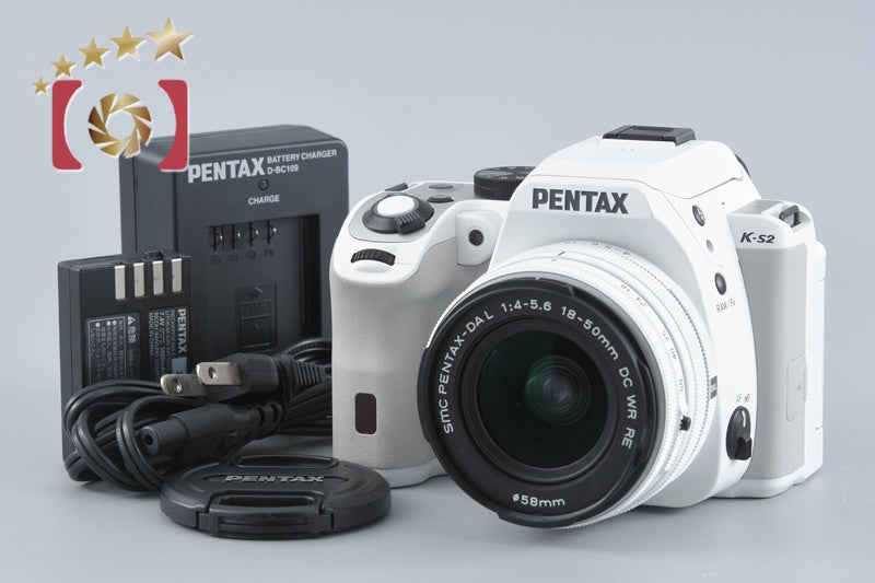 【中古】PENTAX ペンタックス K-S2 18-50 レンズキット ホワイト シャッター回数僅少