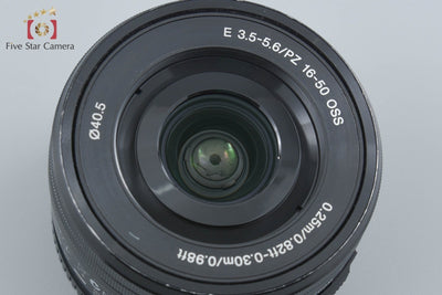【中古】SONY ソニー E PZ 16-50mm f/3.5-5.6 OSS SELP1650 ブラック