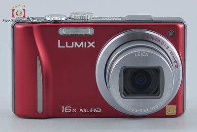 【中古】Panasonic パナソニック LUMIX DMC-TZ20 レッド コンパクトデジタルカメラ 元箱付き