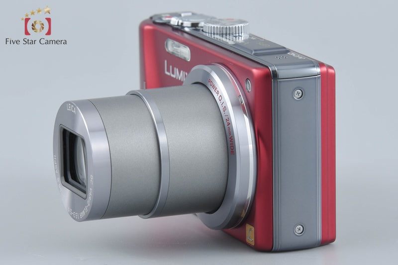 中古】Panasonic パナソニック LUMIX DMC-TZ20 レッド コンパクト