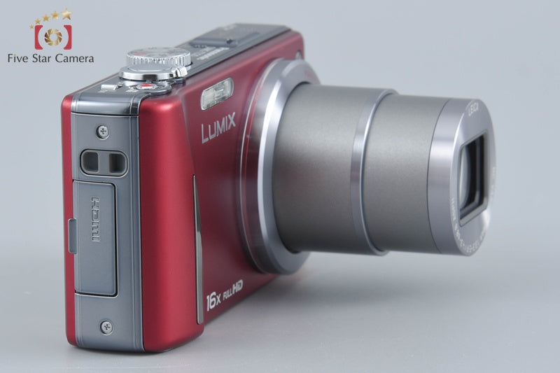 中古】Panasonic パナソニック LUMIX DMC-TZ20 レッド コンパクト