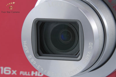 【中古】Panasonic パナソニック LUMIX DMC-TZ20 レッド コンパクトデジタルカメラ 元箱付き