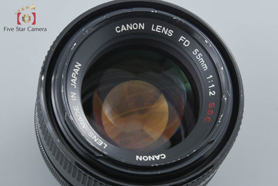 【中古】Canon キヤノン FD 55mm f/1.2 S.S.C.