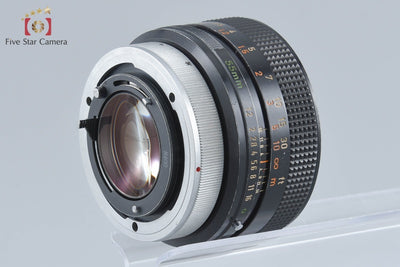 【中古】Canon キヤノン FD 55mm f/1.2 S.S.C.