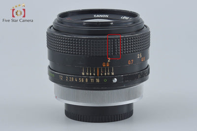 【中古】Canon キヤノン FD 55mm f/1.2 S.S.C.