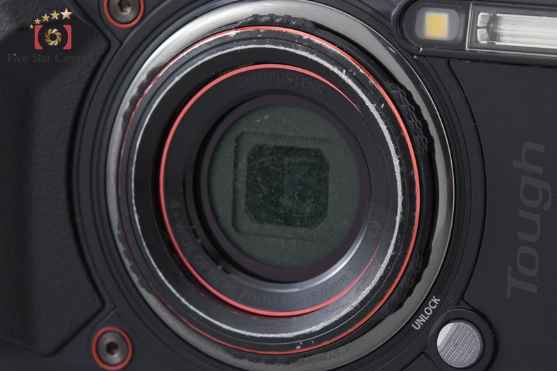 中古】OLYMPUS オリンパス TOUGH TG-6 工一郎 ブラック 工事現場用