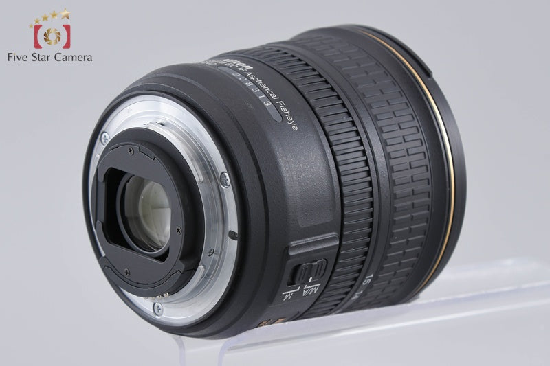 A Course in Lens Design　中古　美品 中古】Nikon ニコン AF-S FISHEYE NIKKOR 8-15mm f/3.5-4.5 E ED