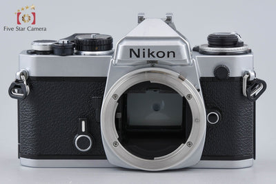 【中古】Nikon ニコン FE シルバー フィルム一眼レフカメラ