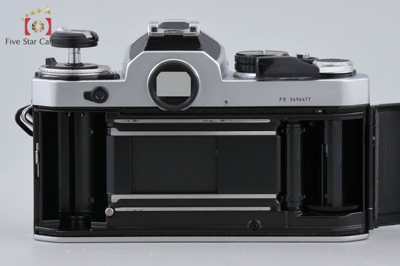 中古】Nikon ニコン FE シルバー フィルム一眼レフカメラ – Five Star