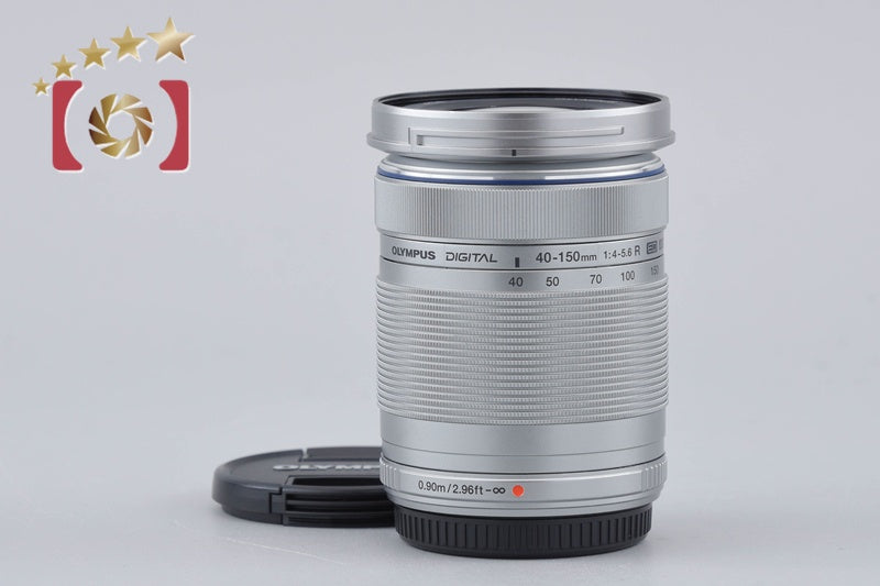 【中古】OLYMPUS オリンパス M.ZUIKO DIGITAL ED 40-150mm f/4-5.6 R シルバー