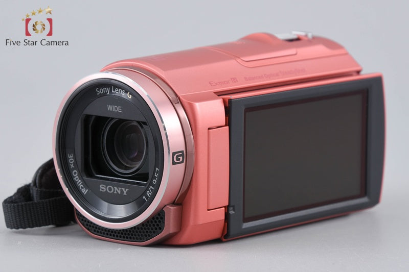 中古】SONY ソニー HANDYCAM HDR-CX535 ピンク デジタルビデオカメラ