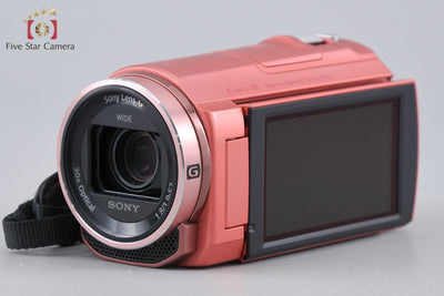 【中古】SONY ソニー HANDYCAM HDR-CX535 ピンク デジタルビデオカメラ