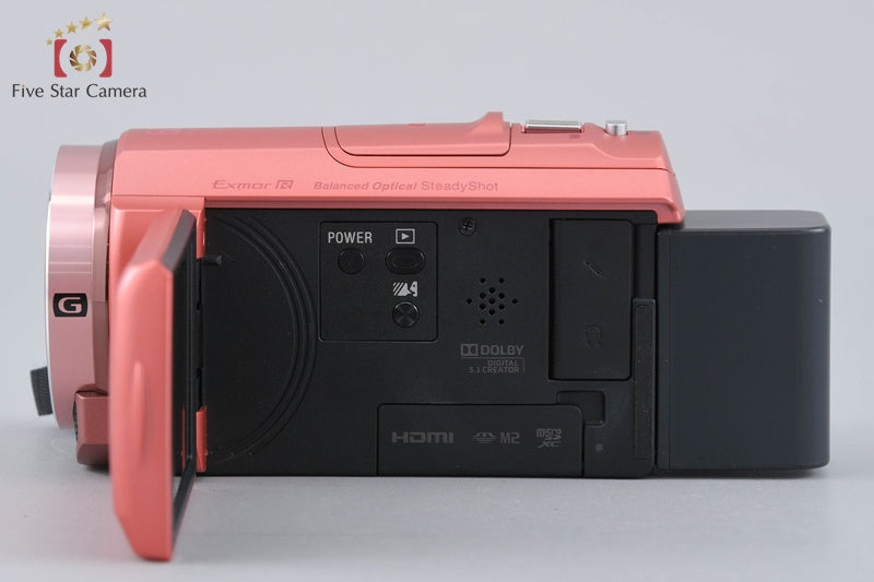 中古】SONY ソニー HANDYCAM HDR-CX535 ピンク デジタルビデオカメラ