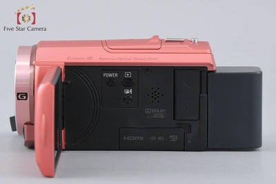 【中古】SONY ソニー HANDYCAM HDR-CX535 ピンク デジタルビデオカメラ