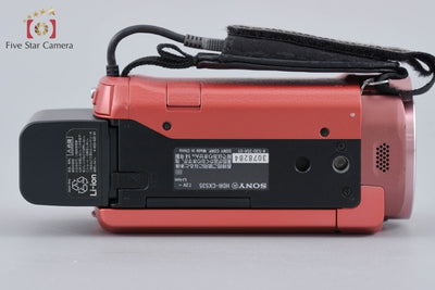 【中古】SONY ソニー HANDYCAM HDR-CX535 ピンク デジタルビデオカメラ