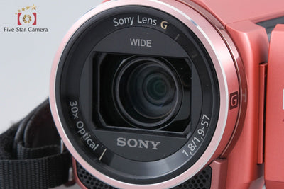 【中古】SONY ソニー HANDYCAM HDR-CX535 ピンク デジタルビデオカメラ