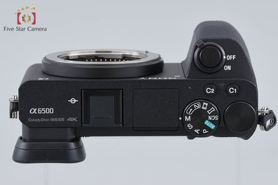 【中古】SONY ソニー α6500 ILCE-6500 ブラック ミラーレス一眼カメラ シャッター回数僅少