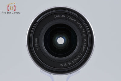 【中古】Canon キヤノン EF-M 15-45mm f/3.5-6.3 IS STM シルバー